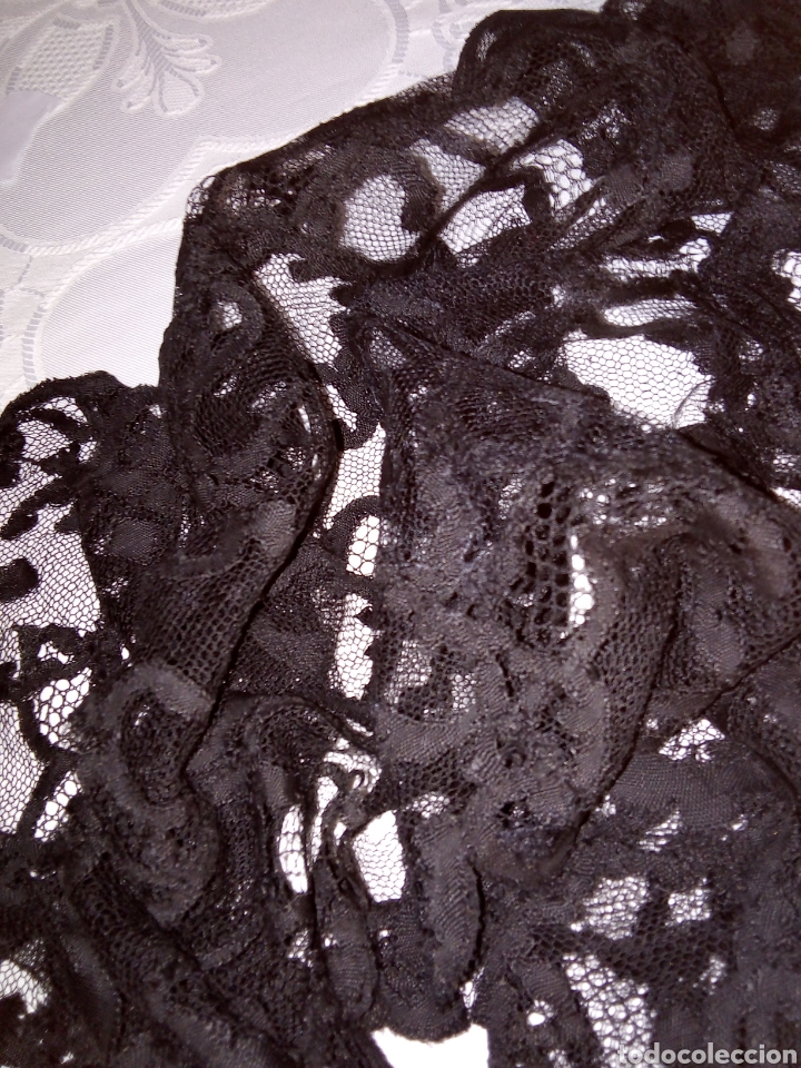 Antig&uuml;edades: Mantilla goyesca negra - Foto 4