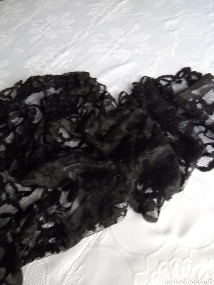 Antig&uuml;edades: Mantilla goyesca negra - Foto 5