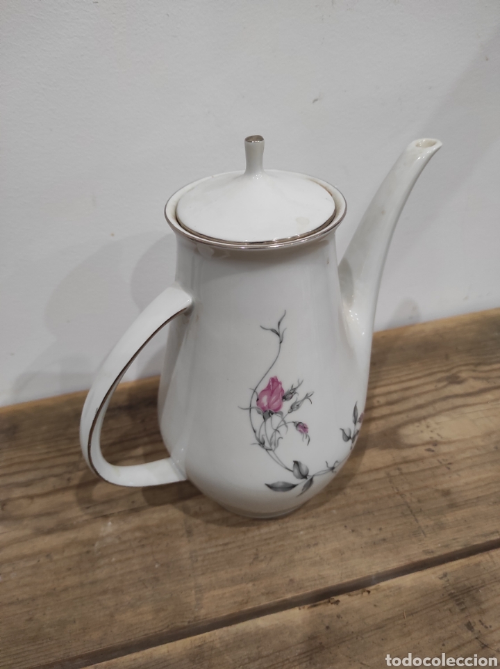 Antig&uuml;edades: Tetera / cafetera de porcelana checoslovaca - Foto 3