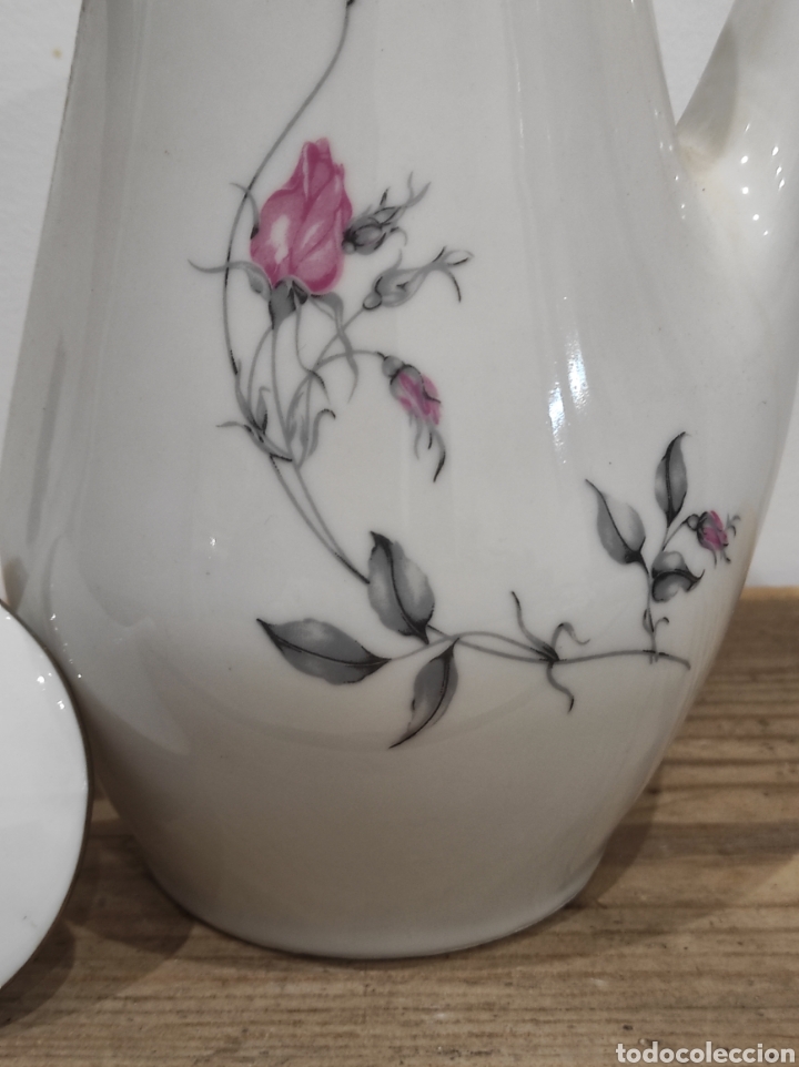 Antig&uuml;edades: Tetera / cafetera de porcelana checoslovaca - Foto 4