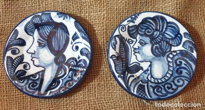 Antig&uuml;edades: Platitos de cer&aacute;mica. - Foto 1