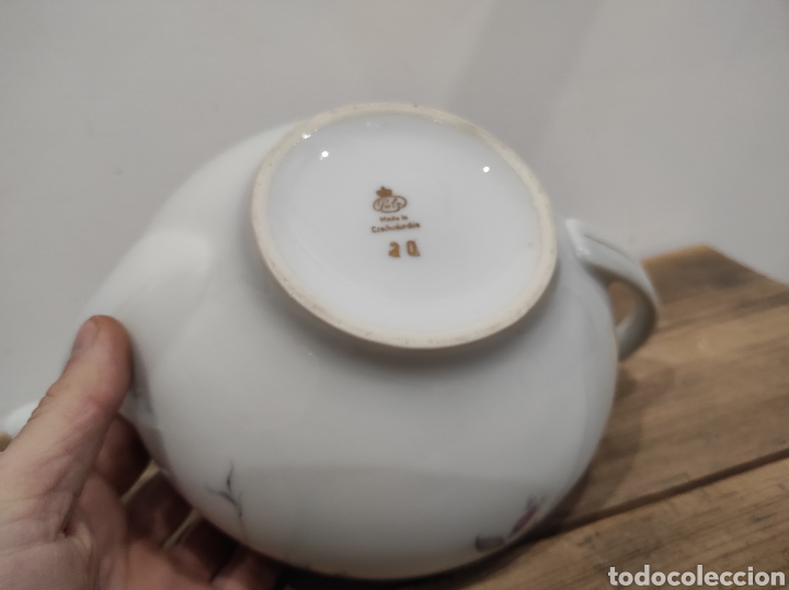 Antig&uuml;edades: Tetera / cafetera porcelana puls czech - Foto 4