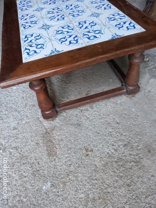 Antig&uuml;edades: MESA - AZULEJOS . - Foto 4