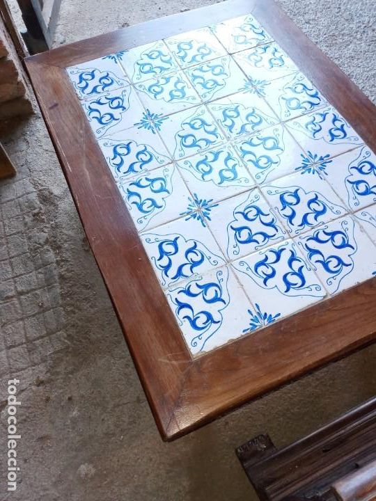 Antig&uuml;edades: MESA - AZULEJOS . - Foto 6