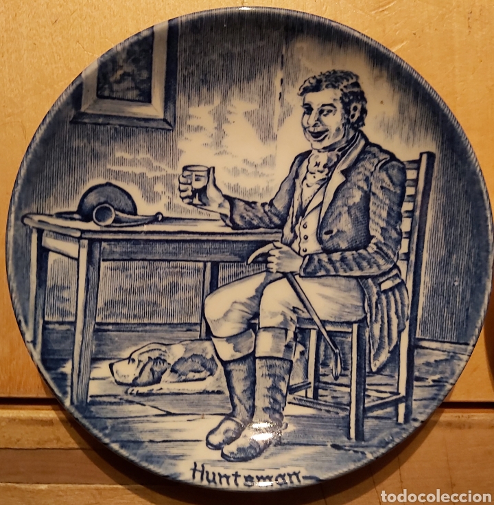 Antig&uuml;edades: 4 platillos cer&aacute;mica inglesa - Foto 4