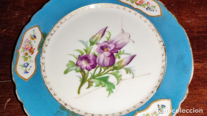 Antig&uuml;edades: PLATO PORCELANA DE SEVRES - Foto 3