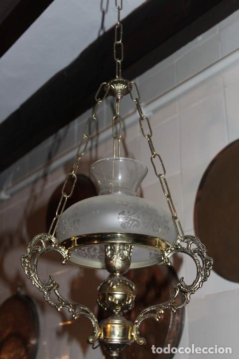 Antig&uuml;edades: lampara quigue de techo - Foto 3