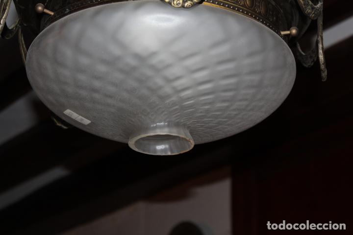 Antig&uuml;edades: lampata de techo tulipa - Foto 3