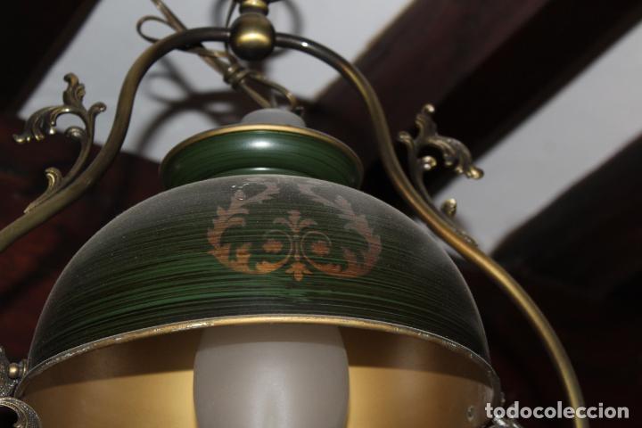 Antig&uuml;edades: lampata de techo tipo billar - Foto 3