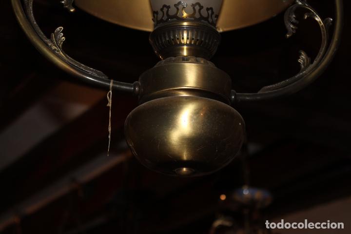 Antig&uuml;edades: lampata de techo tipo billar - Foto 5