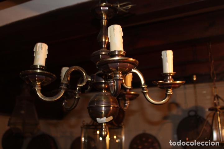 Antig&uuml;edades: lampata de techo tipo holandesa - Foto 6
