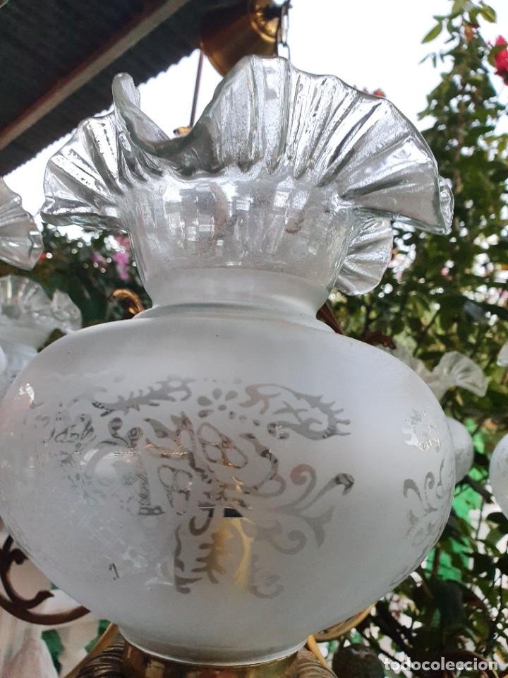 Antig&uuml;edades: Antigua lampara - Foto 5