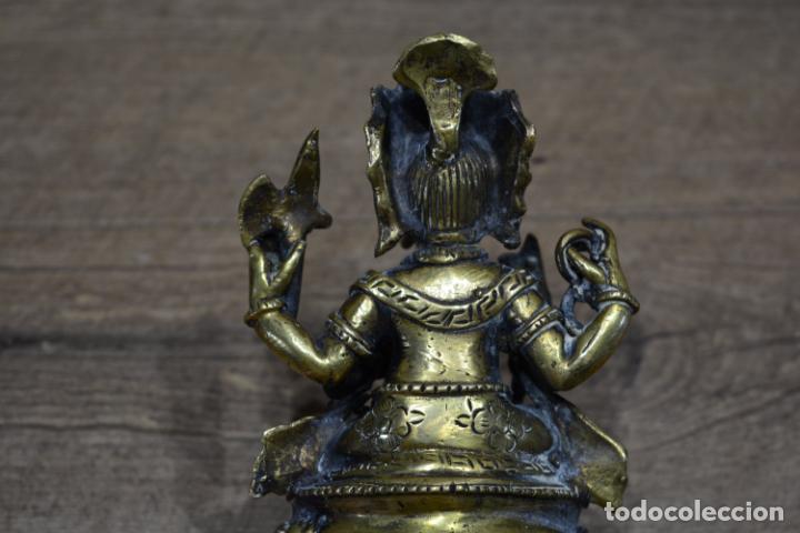 Antig&uuml;edades: FIGURA BRONCE GANESHA - Foto 2