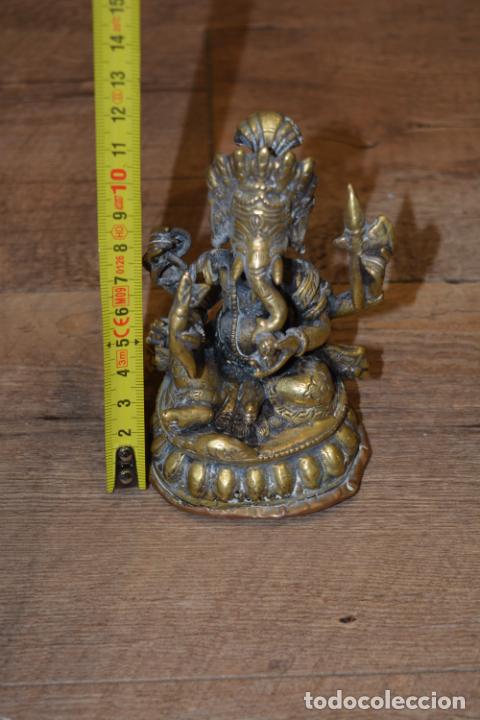Antig&uuml;edades: FIGURA BRONCE GANESHA - Foto 6