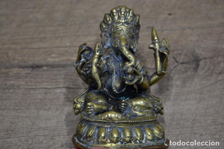 Antig&uuml;edades: FIGURA BRONCE GANESHA - Foto 1