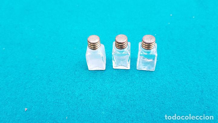 Antiquit&auml;ten: ANTIGUOS RECIPIENTES DE CRISTAL TRANSPARENTE DE PERFUME