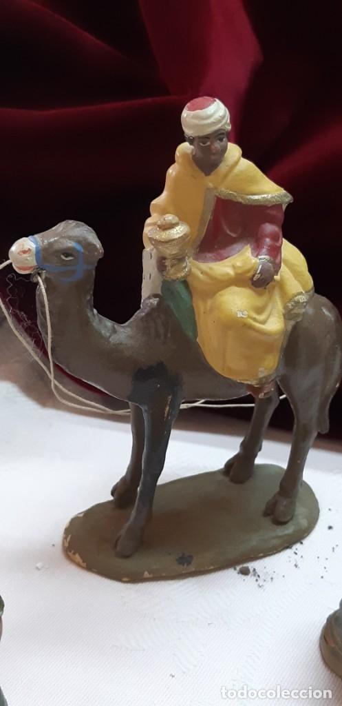Antig&uuml;edades: Siete figuras Bel&eacute;n 10 cms - Foto 5