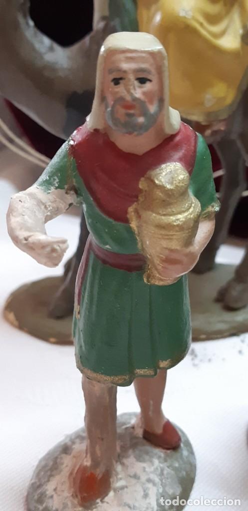 Antig&uuml;edades: Siete figuras Bel&eacute;n 10 cms - Foto 6