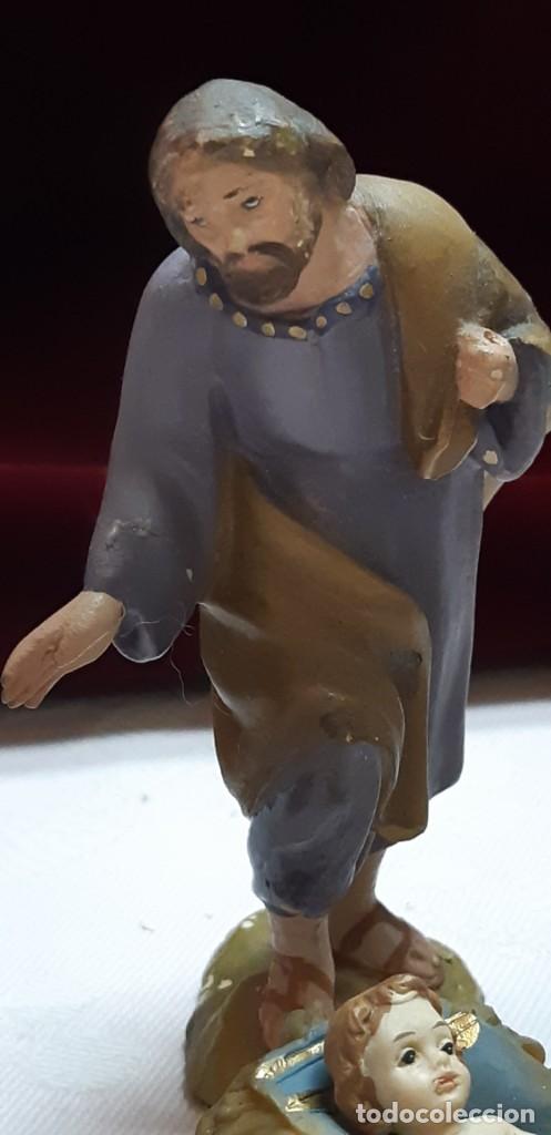 Antig&uuml;edades: Siete figuras Bel&eacute;n 10 cms - Foto 8