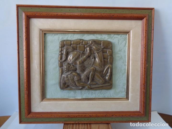 Antig&uuml;edades: &iexcl;&iexcl; CABALLERO MEDIAVAL , PLACA. !! - Foto 1