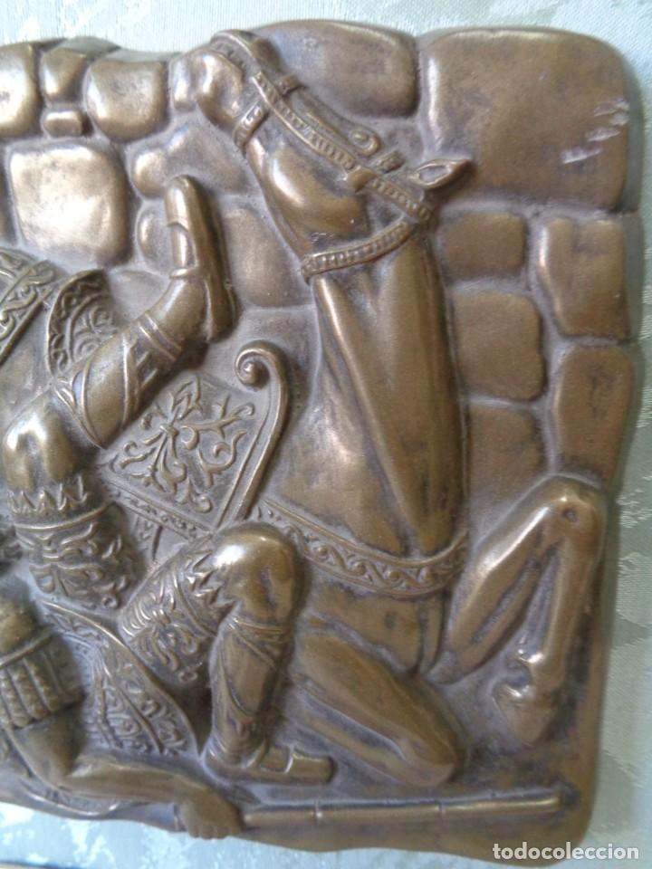 Antig&uuml;edades: &iexcl;&iexcl; CABALLERO MEDIAVAL , PLACA. !! - Foto 10