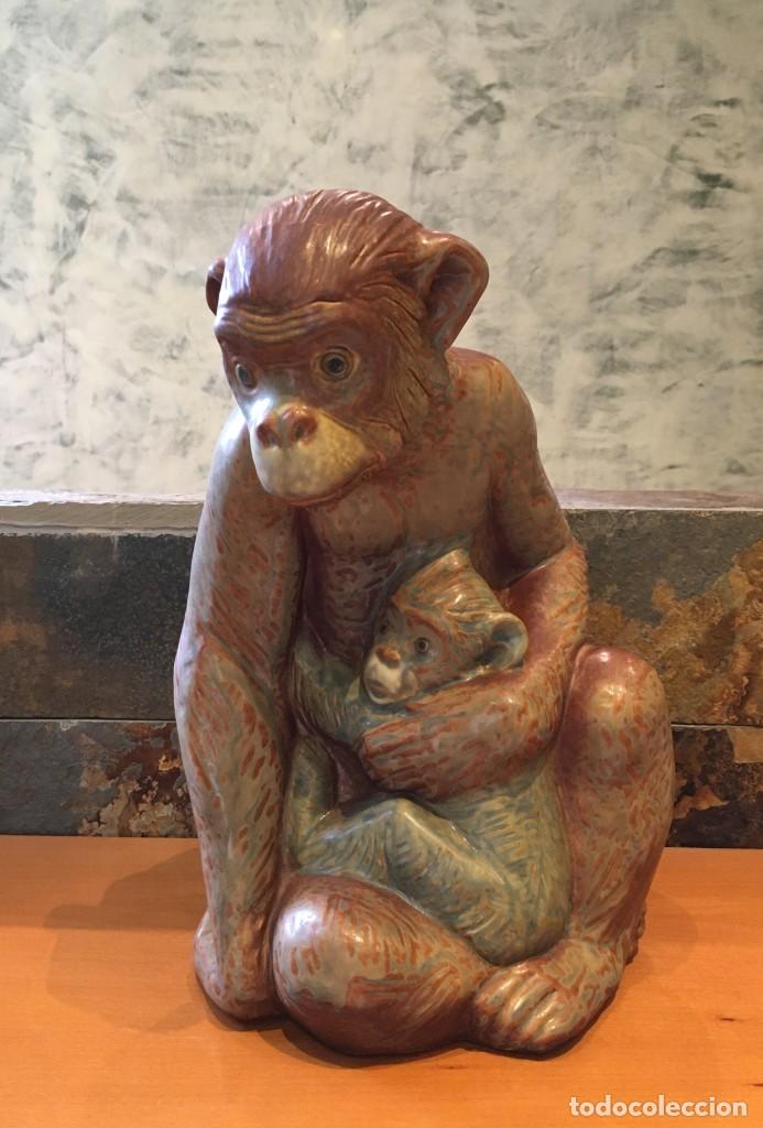 Antig&uuml;edades: LLADRO 2000 CHIMPANCE // MONKEY - Foto 1