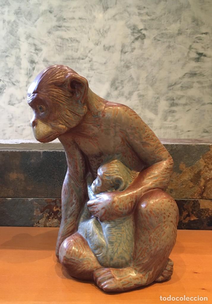 Antig&uuml;edades: LLADRO 2000 CHIMPANCE // MONKEY - Foto 2
