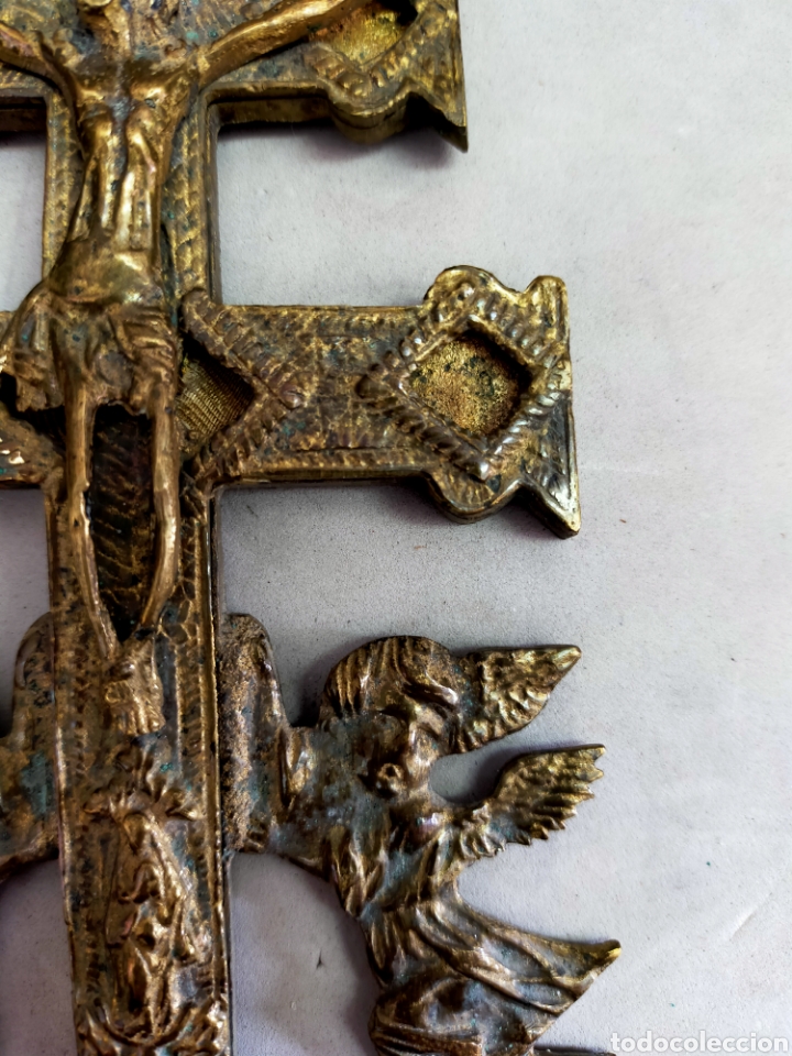 Antig&uuml;edades: CRUZ DE CARAVACA EN BRONCE. - Foto 6