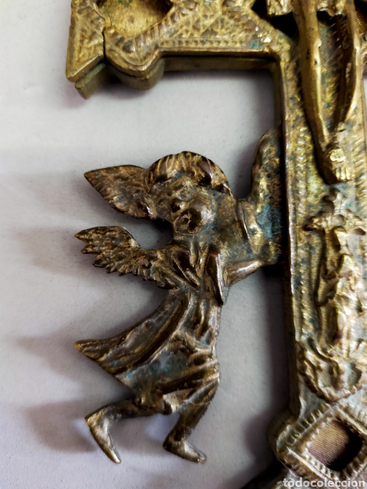 Antig&uuml;edades: CRUZ DE CARAVACA EN BRONCE. - Foto 8