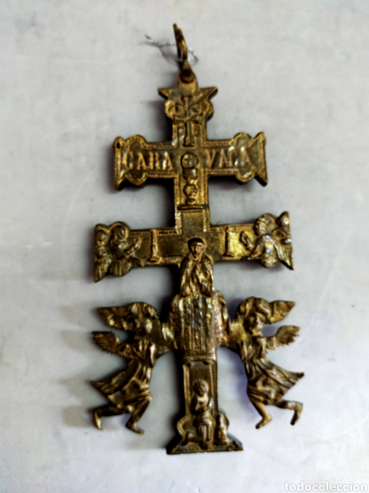 Antig&uuml;edades: CRUZ DE CARAVACA EN BRONCE. - Foto 10
