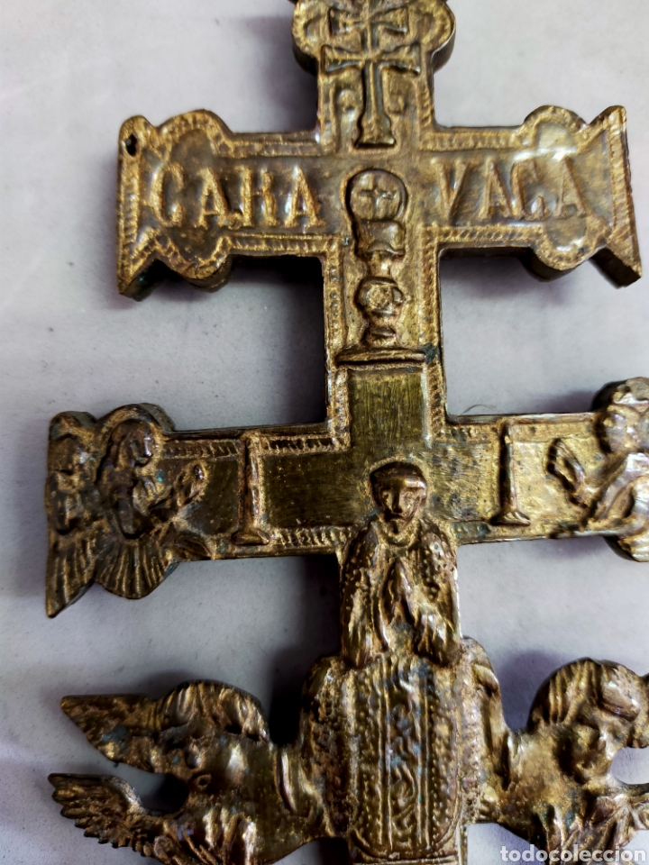Antig&uuml;edades: CRUZ DE CARAVACA EN BRONCE. - Foto 12