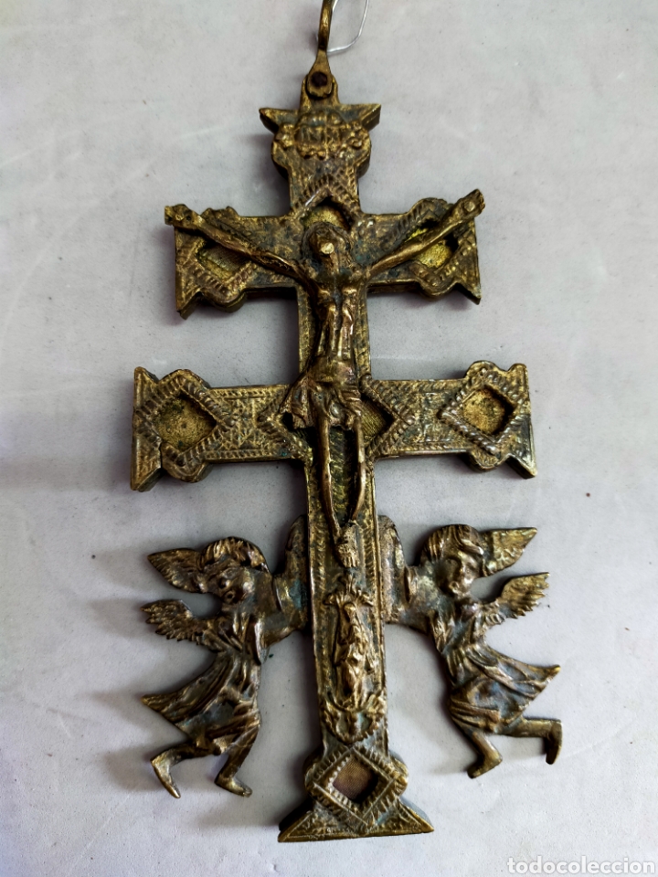 Antig&uuml;edades: CRUZ DE CARAVACA EN BRONCE. - Foto 17