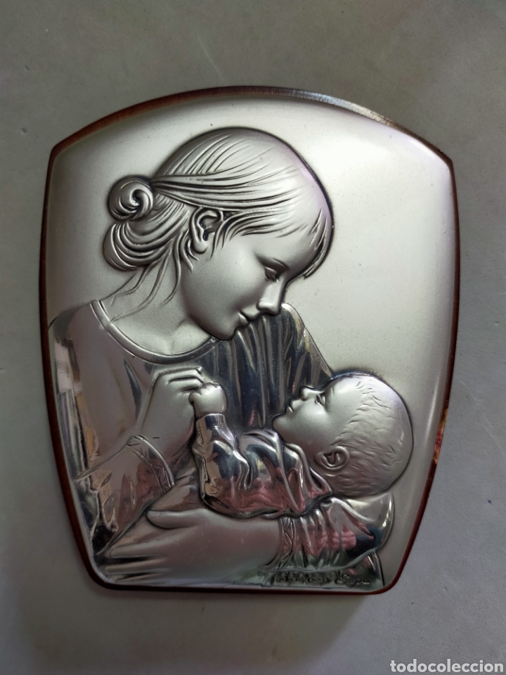 Antig&uuml;edades: PLACA DE PLATA, MATERNIDAD. - Foto 1