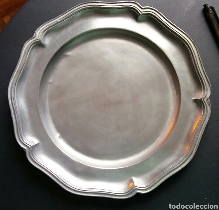 Antig&uuml;edades: Plato esta&ntilde;o - 92% - 27 cm - Foto 5