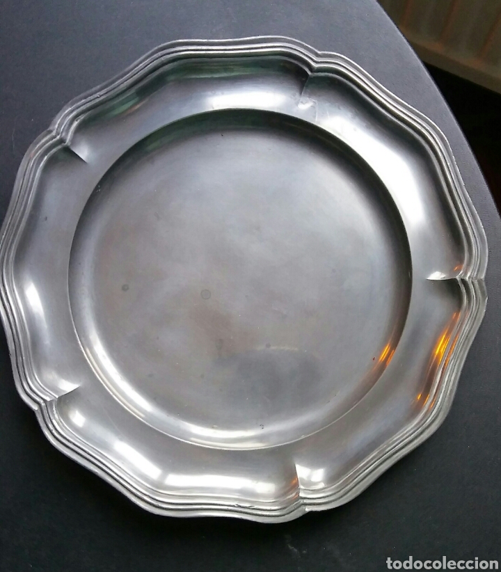 Antig&uuml;edades: Plato esta&ntilde;o - 92% - 27 cm - Foto 6