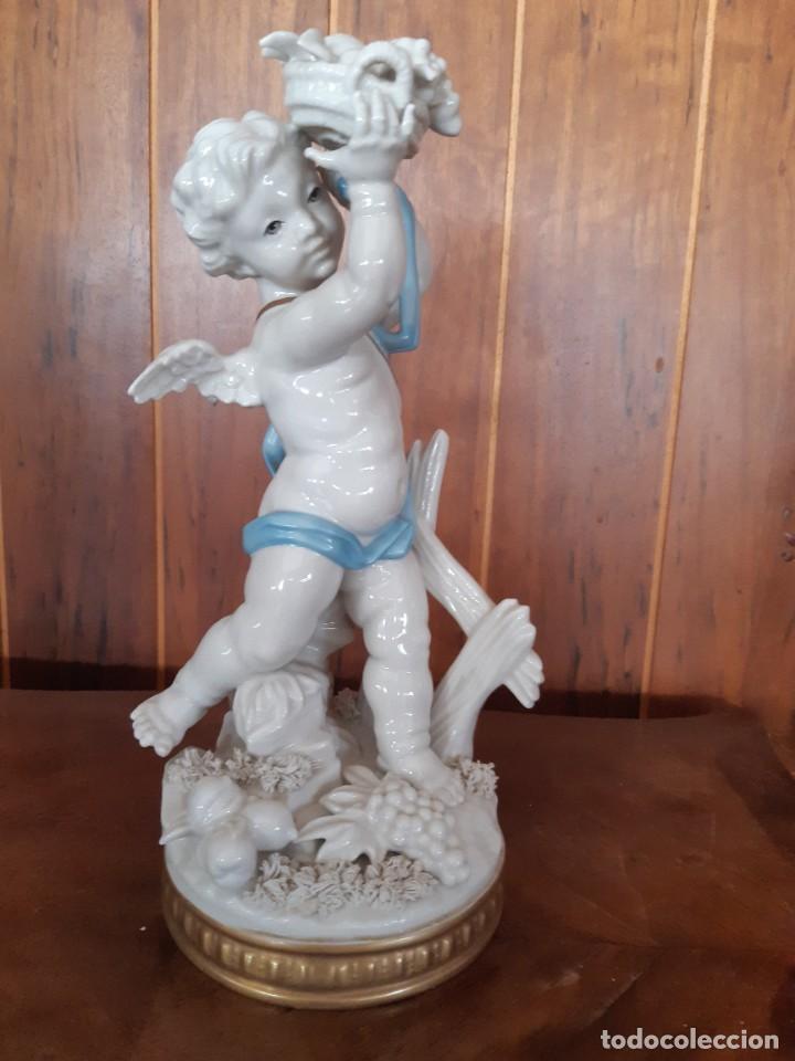 Antig&uuml;edades: ANTIGUA FIGURA DE ALGORA DE 26 CM.DE ALTA - Foto 1