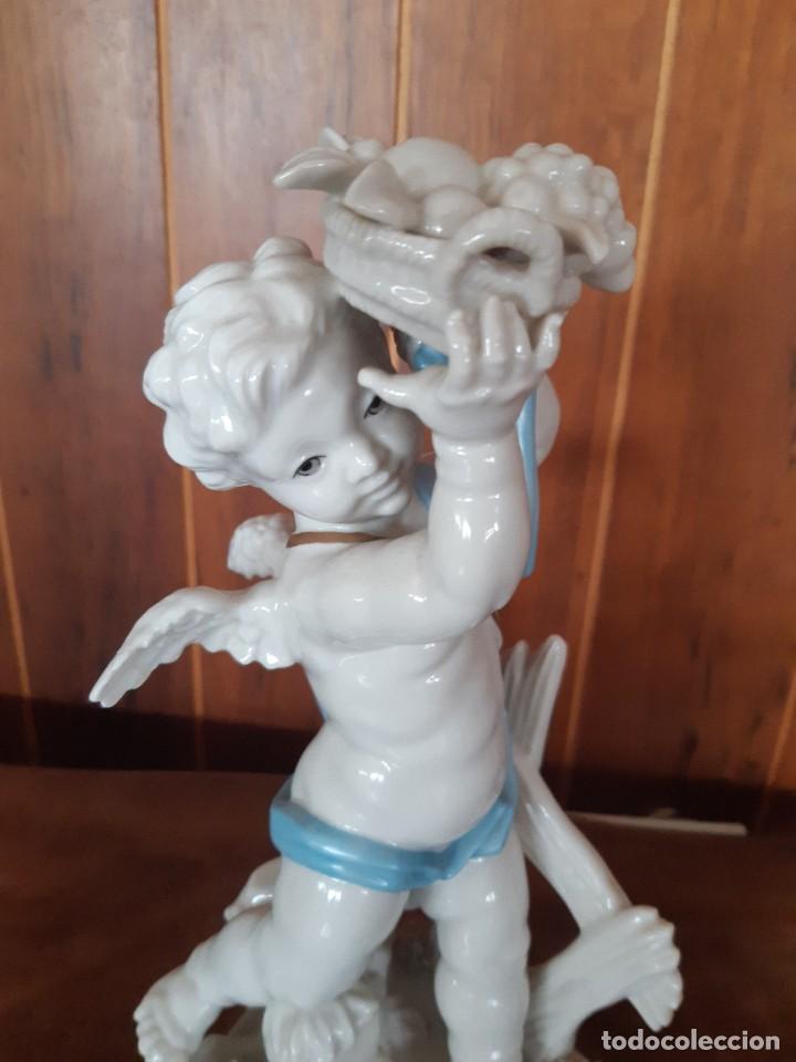 Antig&uuml;edades: ANTIGUA FIGURA DE ALGORA DE 26 CM.DE ALTA - Foto 3
