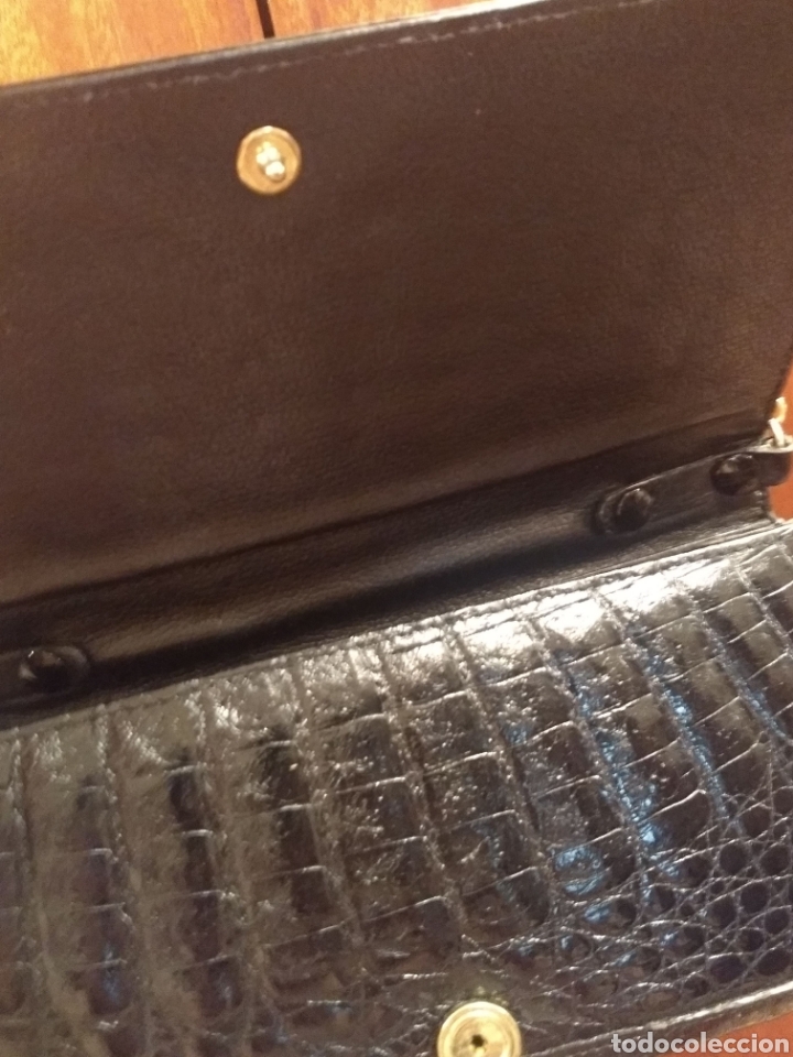 Antig&uuml;edades: Bolso de cocodrilo - Foto 3