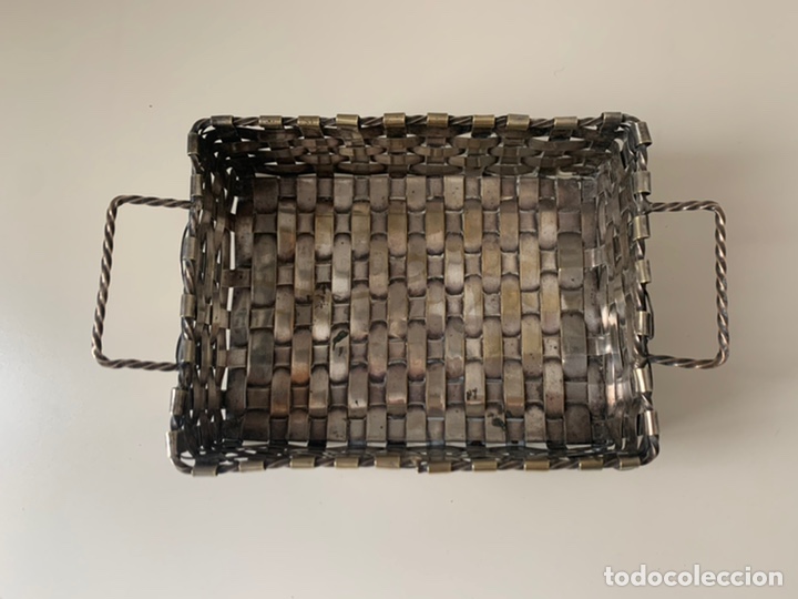 Antig&uuml;edades: Cestita con ba&ntilde;o de plata - Foto 2
