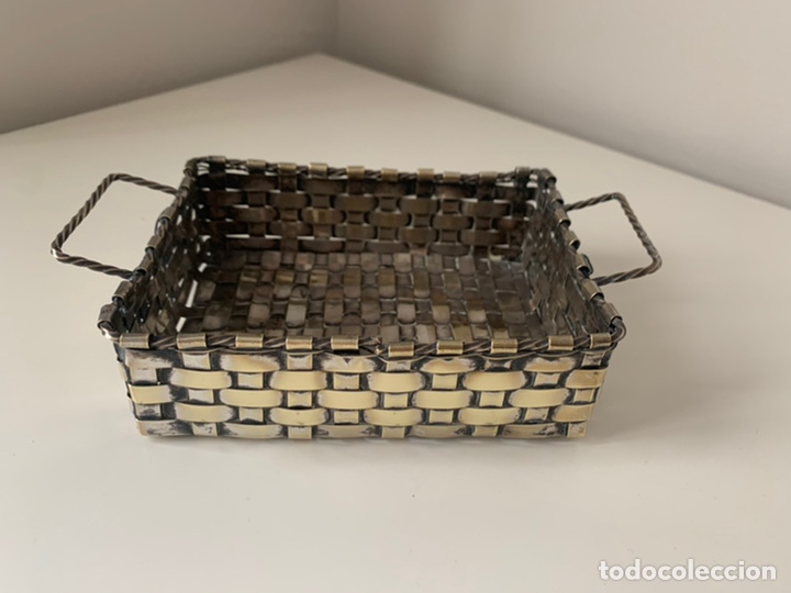 Antig&uuml;edades: Cestita con ba&ntilde;o de plata - Foto 4