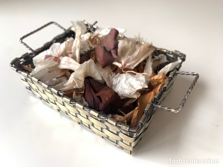Antig&uuml;edades: Cestita con ba&ntilde;o de plata - Foto 5