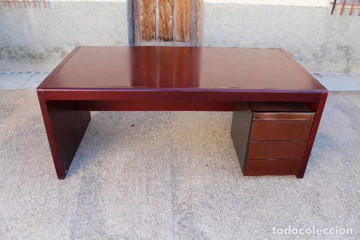Antig&uuml;edades: mesa de despacho de gran calidad - Foto 13