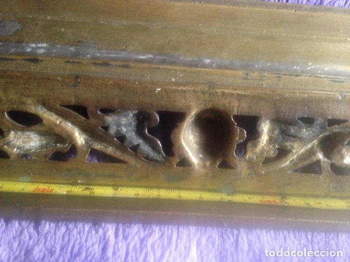 Antig&uuml;edades: Moldura bronce macizo angel - Foto 4