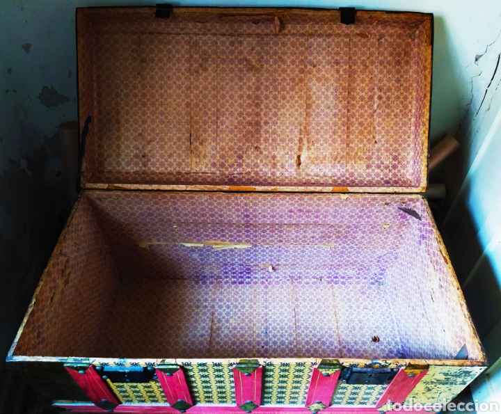 Antig&uuml;edades: Arc&oacute;n/Ba&uacute;l antiguo. Para restaurar. - Foto 3