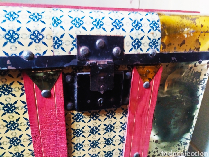 Antig&uuml;edades: Arc&oacute;n/Ba&uacute;l antiguo. Para restaurar. - Foto 5