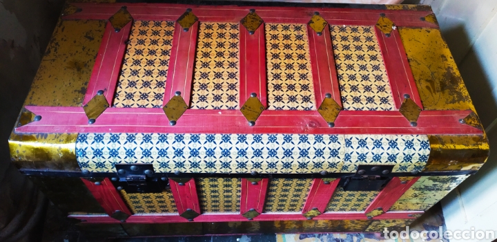 Antig&uuml;edades: Arc&oacute;n/Ba&uacute;l antiguo. Para restaurar. - Foto 10