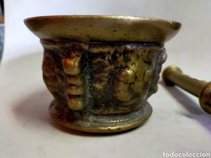 Antig&uuml;edades: ALMIREZ O MORTERO DE BRONCE - Foto 8