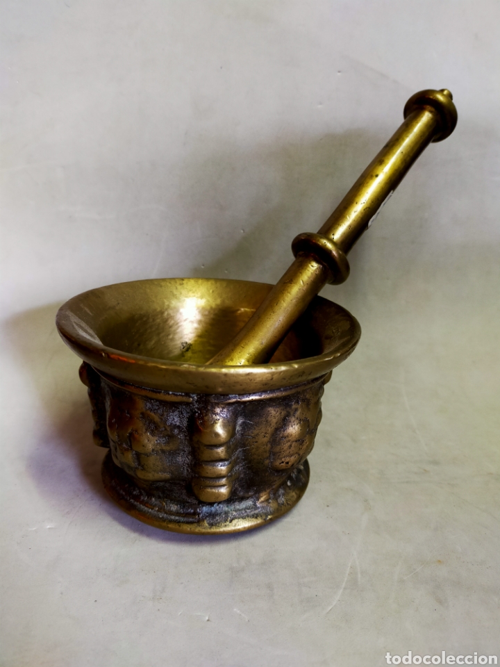 Antig&uuml;edades: ALMIREZ O MORTERO DE BRONCE - Foto 1