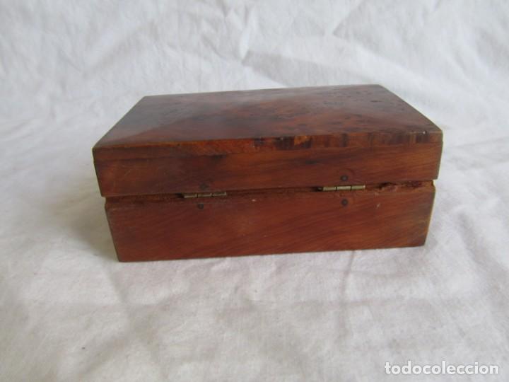 Antig&uuml;edades: Caja joyero de madera de raiz - Foto 5
