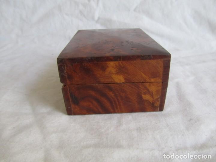 Antig&uuml;edades: Caja joyero de madera de raiz - Foto 6